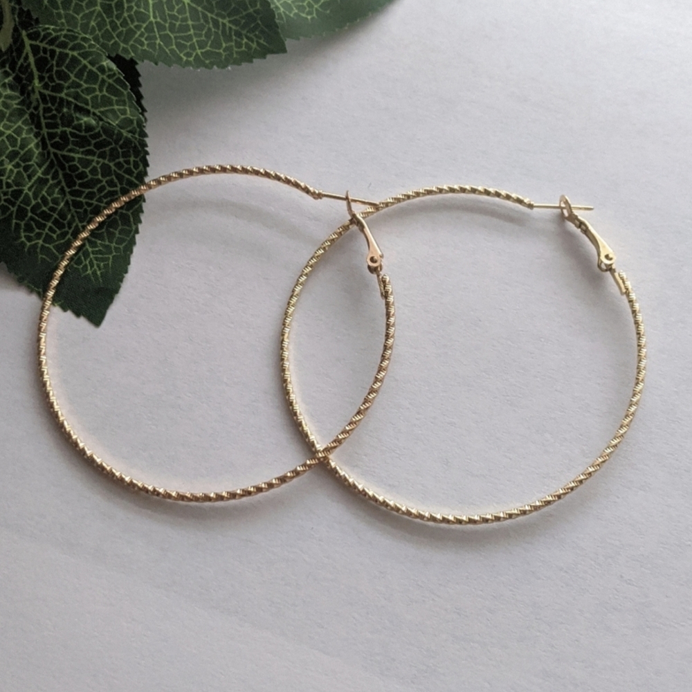 Gold Hoop Earrings